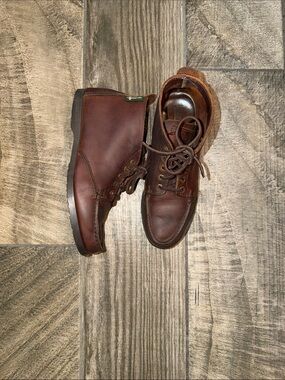 Vintage Eastland Brown Leather Lace-Up Casual Boots